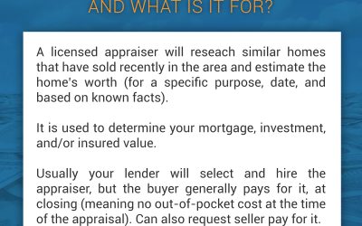 What is a home appraisal? What is it for?
